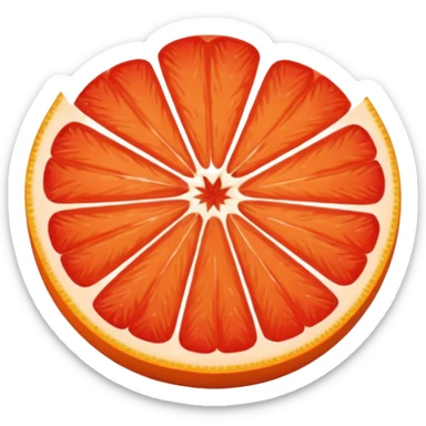 grapefruit sticker