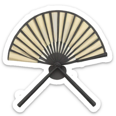 minimal Table-Fan sticker