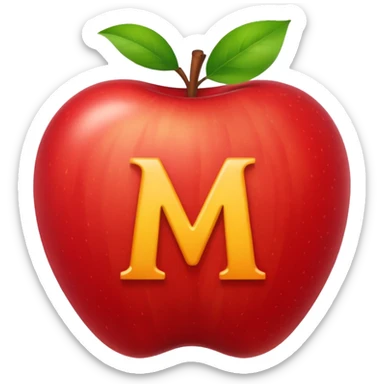 Quiero que sea  así y que esconda la letra M sticker