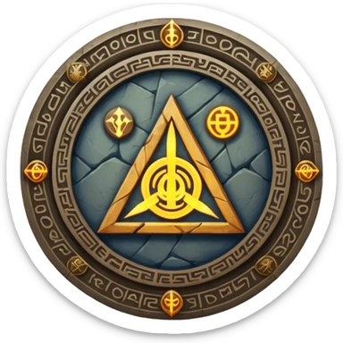 wizard's circle sticker