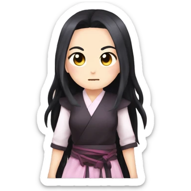 nezuko demon slaer sticker