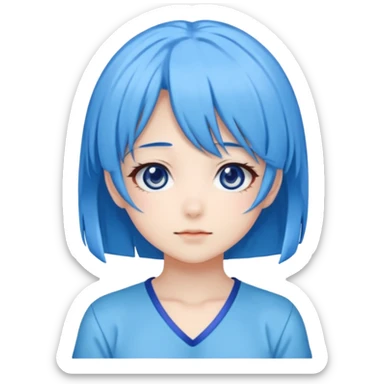 Neuro-sama the anime vtuber girl sticker