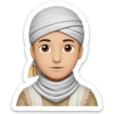 with the UAE traditonal thing on their head sticker