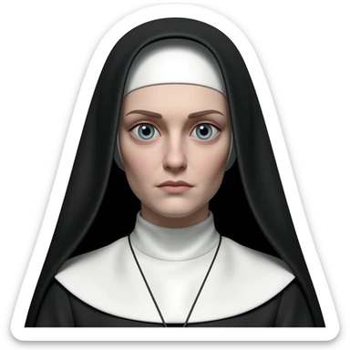 The nun frol the nun movie sticker