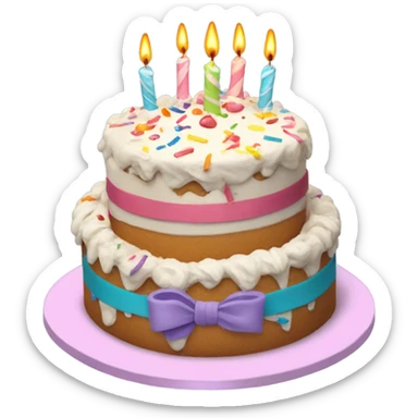 Birthday cake  sticker