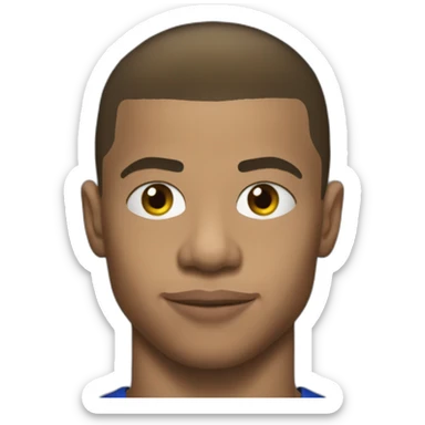 Kylian mbappe qui coure sticker