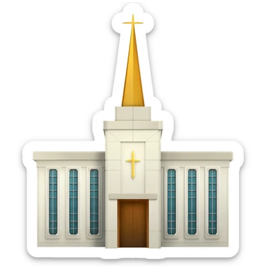 lds temple sticker