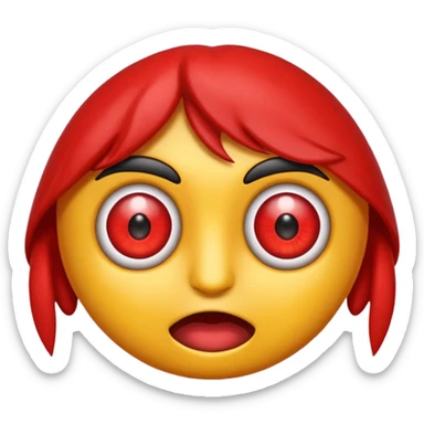 crea una imagen con un emoji Furioso sticker