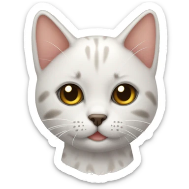 Gatos brincado com cachorro   sticker