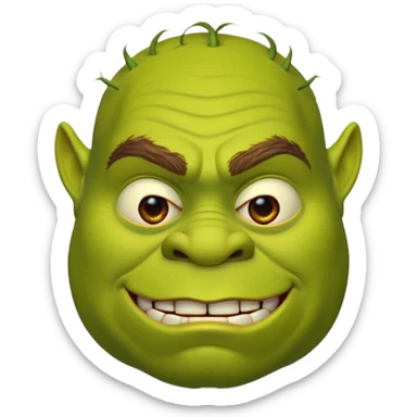 Asno shrek sticker