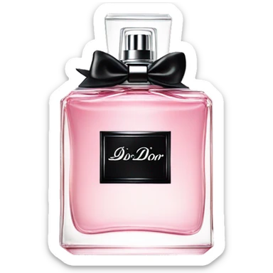 Miss dior perfume sticker