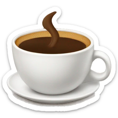A mini coffee  sticker