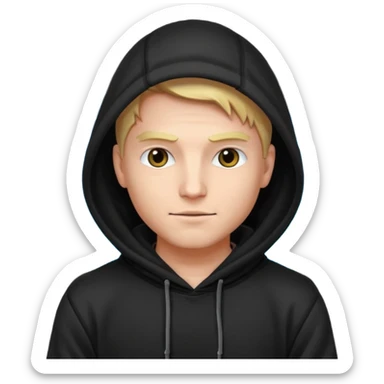 rich crypto billionaire who wants to hide from the world, blurry face sticker