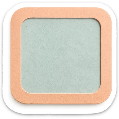 soft pastel cozy calendar box for bullet journal with a peach border sticker