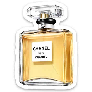 Perfume chanel no 5 sticker