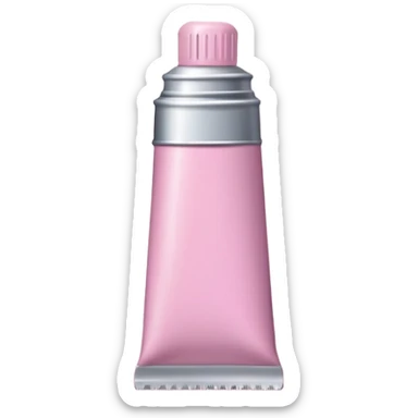 Light pink Paint tube sticker