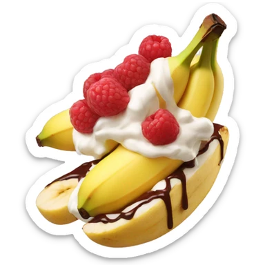 banana split sticker