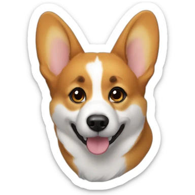 vulcan corgi sticker