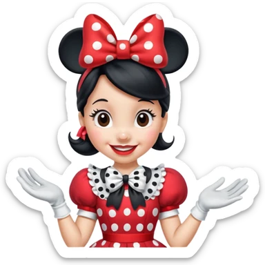 minnie mouse  sticker