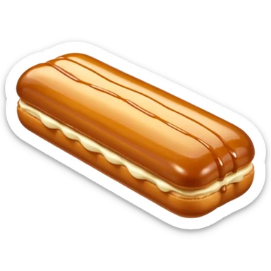 Caramel drizzle éclair























 sticker