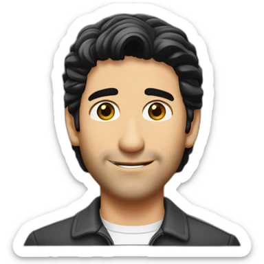 Ross geller from friends tv show sticker