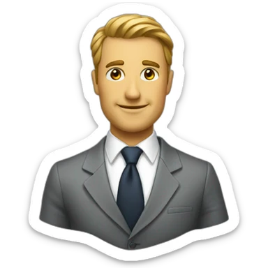 costard cravate sticker