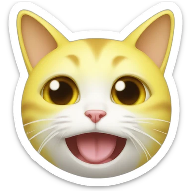 banana cat crying meme sticker