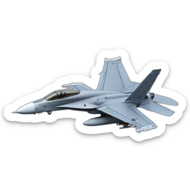 F-18 super hornet from USA sticker
