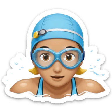 swimmer with water Athlete in Action sticker
