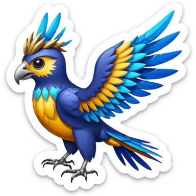 Hawkmon-Garudamon-Pteromon-fusion-hybrid sticker