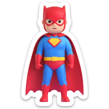 superhero sticker