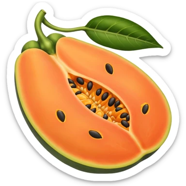 papaya sticker
