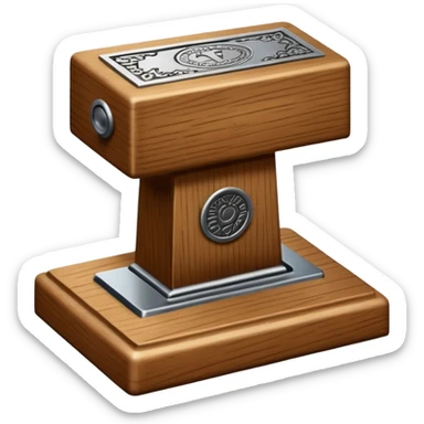 LATE 19TH CENTURY BUSINESS STAMP TOOL sticker