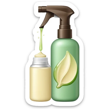 green cream skincare spray sticker