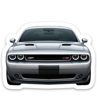 Dodge challenger srt logo sticker
