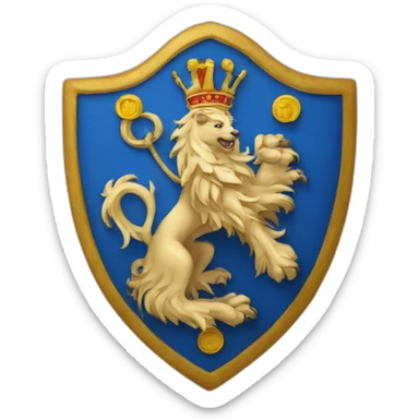 Coat of arm of lyon sticker