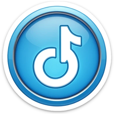 Tiktok mavi tik orjinal sticker