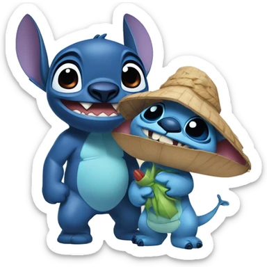 LILO and stich  sticker