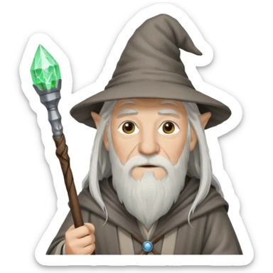 Hi I need a emoji for team of staff engineers, something like gandalf with staff but also depict its engeering sticker