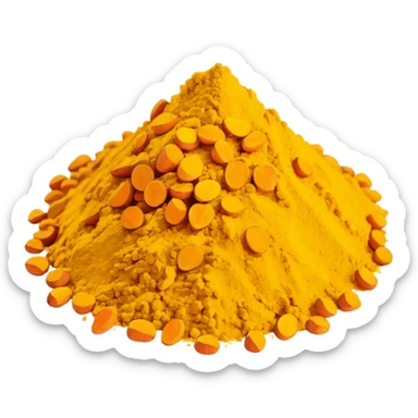 Turmeric sticker