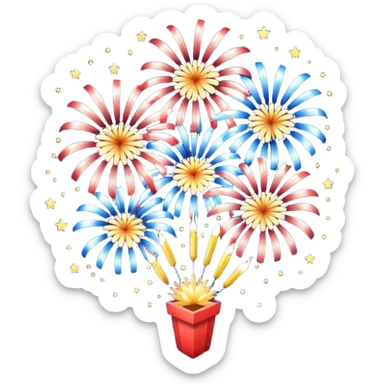 fireworks sticker