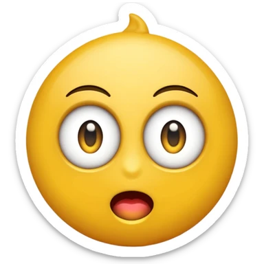 quiero un emoji de sorpresa sticker