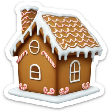 gingerbread house sticker