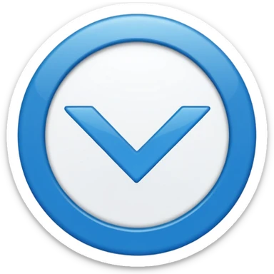  exactly similar to given image give me emoji,blue and white tick inside it sticker