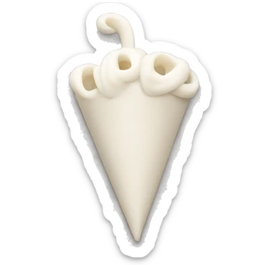Piping bag sticker