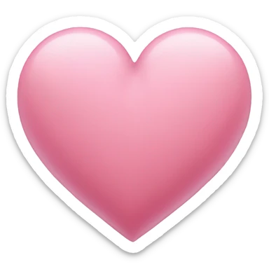 Aesthetic cozy pink heart sticker
