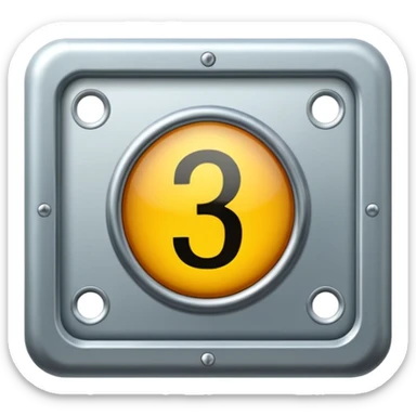 room number sign with spotlight sticker