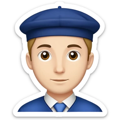 emoji of a jew/rabbis sticker