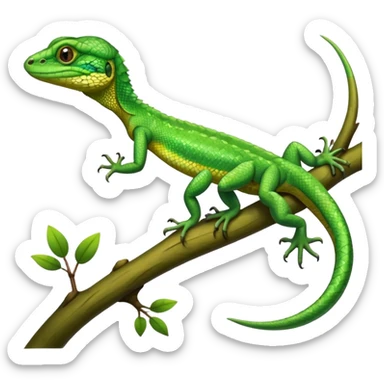 spectacled lizard sticker