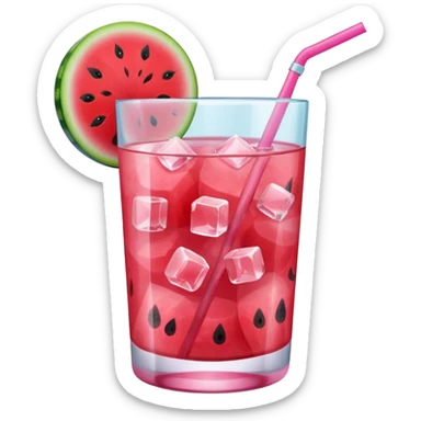 watermelon water drink sticker